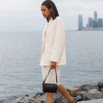 OLEADA NYC Apparel and Accessories > Women > Work Bag > Leather Handbag > Compact Bag > Shoulder Bag Marina Box