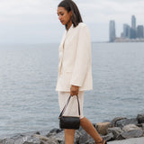 OLEADA NYC Apparel and Accessories > Women > Work Bag > Leather Handbag > Compact Bag > Shoulder Bag Marina Box