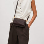OLEADA NYC Apparel and Accessories > Women > Work Bag > Leather Handbag > Compact Bag > Shoulder Bag Marina Box