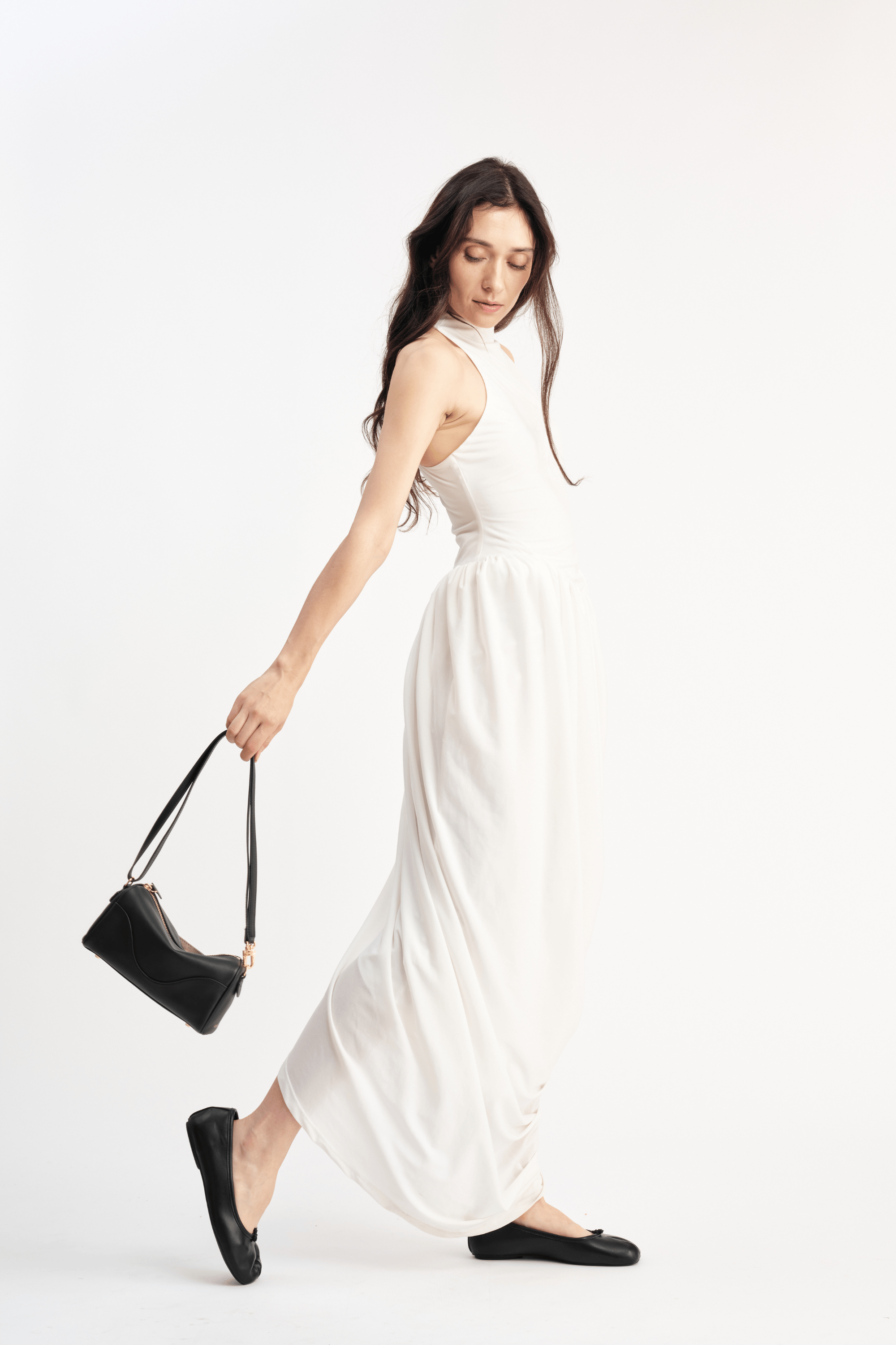 OLEADA NYC Apparel and Accessories > Women > Work Bag > Leather Handbag > Compact Bag > Shoulder Bag Marina Box