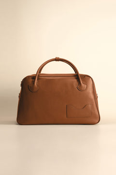 OLEADA NYC Backpack> Leather Backpack For Women > Handbag > Convertible To Shoulder Bag > Fits 14" laptop> Color_Cognac Marina Carryall