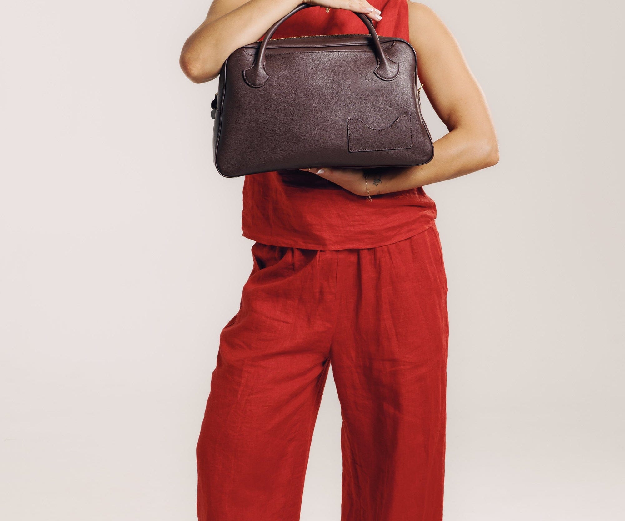 OLEADA NYC Backpack> Leather Backpack For Women > Handbag > Convertible To Shoulder Bag > Fits 14" laptop> Marina Carryall