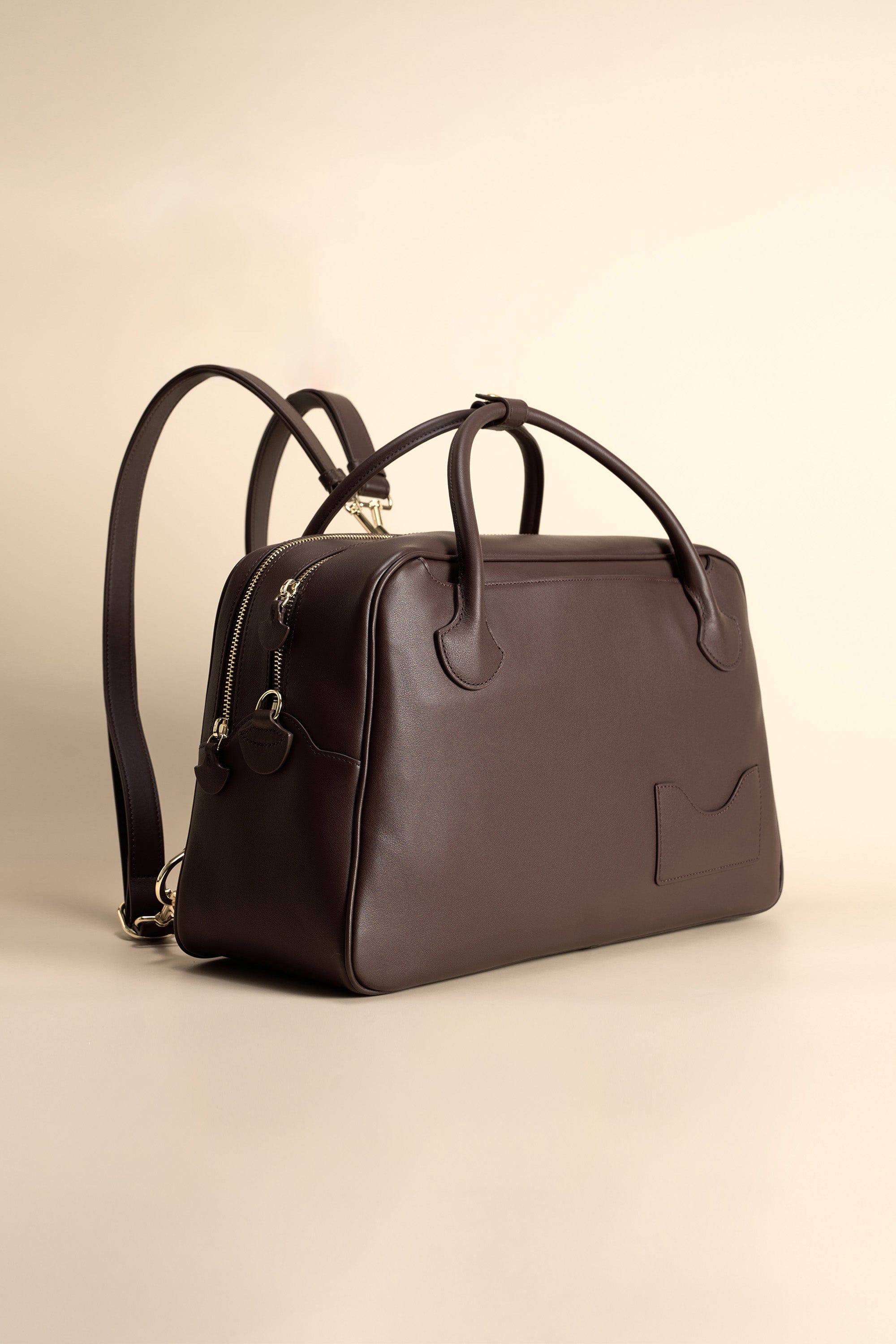 OLEADA NYC Backpack> Leather Backpack For Women > Handbag > Convertible To Shoulder Bag > Fits 14" laptop> Marina Carryall