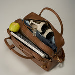 OLEADA NYC Backpack> Leather Backpack For Women > Handbag > Convertible To Shoulder Bag > Fits 14" laptop> Marina Carryall