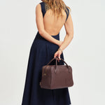 OLEADA NYC Backpack> Leather Backpack For Women > Handbag > Convertible To Shoulder Bag > Fits 14" laptop> Marina Carryall