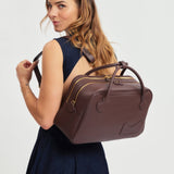 OLEADA NYC Backpack> Leather Backpack For Women > Handbag > Convertible To Shoulder Bag > Fits 14" laptop> Marina Carryall