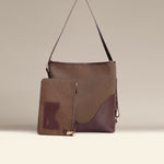 OLEADA NYC Bucket Bag > Leather Tote Bag For Women > Large Capacity Handbag > Convertible To Shoulder Bag > stylish 14 inch laptop bag Marina Soft Bucket