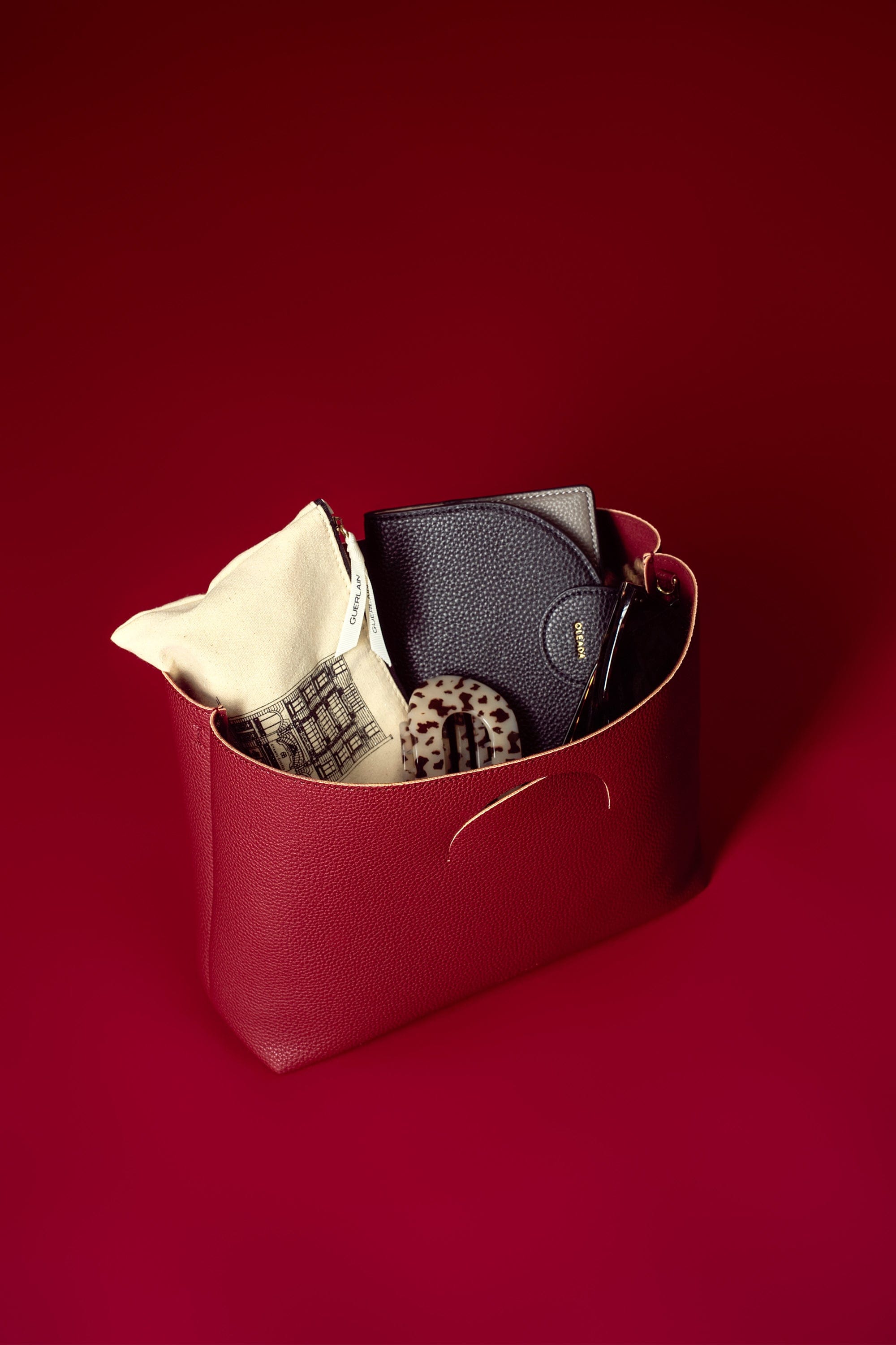 OLEADA NYC Color_Scarlet Book Tote