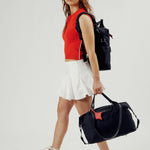 OLEADA NYC convertible travel bags > airport tote bags > overnight bags > water-resistant vegan bags > stylish multi-use bags AnyWear AnyDuffle