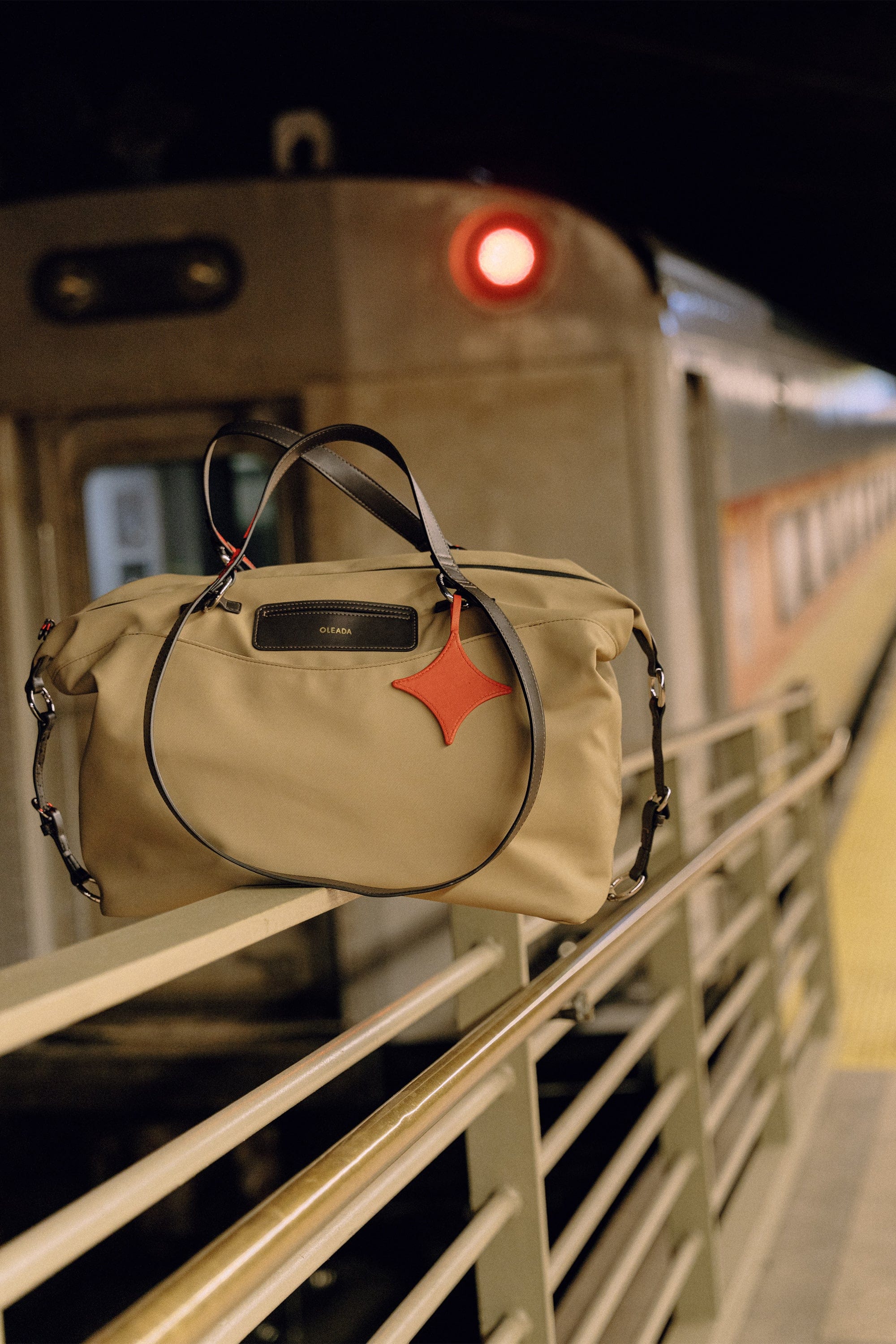 OLEADA NYC convertible travel bags > airport tote bags > overnight bags > water-resistant vegan bags > stylish multi-use bags AnyWear AnyDuffle