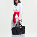 OLEADA NYC convertible travel bags > airport tote bags > overnight bags > water-resistant vegan bags > stylish multi-use bags AnyWear AnyDuffle