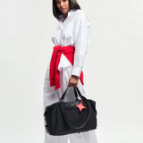 OLEADA NYC convertible travel bags > airport tote bags > overnight bags > water-resistant vegan bags > stylish multi-use bags AnyWear AnyDuffle