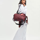 OLEADA NYC convertible travel bags > airport tote bags > overnight bags > water-resistant vegan bags > stylish multi-use bags AnyWear AnyDuffle City
