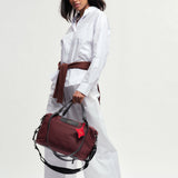 OLEADA NYC convertible travel bags > airport tote bags > overnight bags > water-resistant vegan bags > stylish multi-use bags AnyWear AnyDuffle City