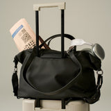 OLEADA NYC convertible travel bags > airport tote bags > overnight bags > water-resistant vegan bags > stylish multi-use bags AnyWear AnyDuffle - Regular Size