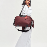 OLEADA NYC convertible travel bags > airport tote bags > overnight bags > water-resistant vegan bags > stylish multi-use bags AnyWear AnyDuffle - Regular Size