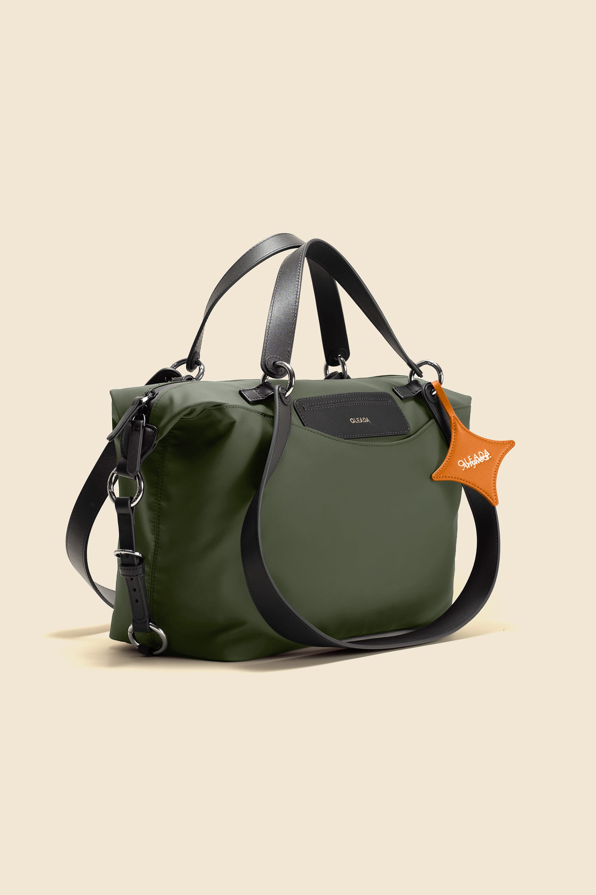OLEADA NYC convertible travel bags > airport tote bags > overnight bags > water-resistant vegan bags > stylish multi-use bags AnyWear AnyDuffle - Regular Size