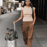 OLEADA NYC convertible travel bags > airport tote bags > overnight bags > water-resistant vegan bags > stylish multi-use bags AnyWear AnyDuffle - Regular Size