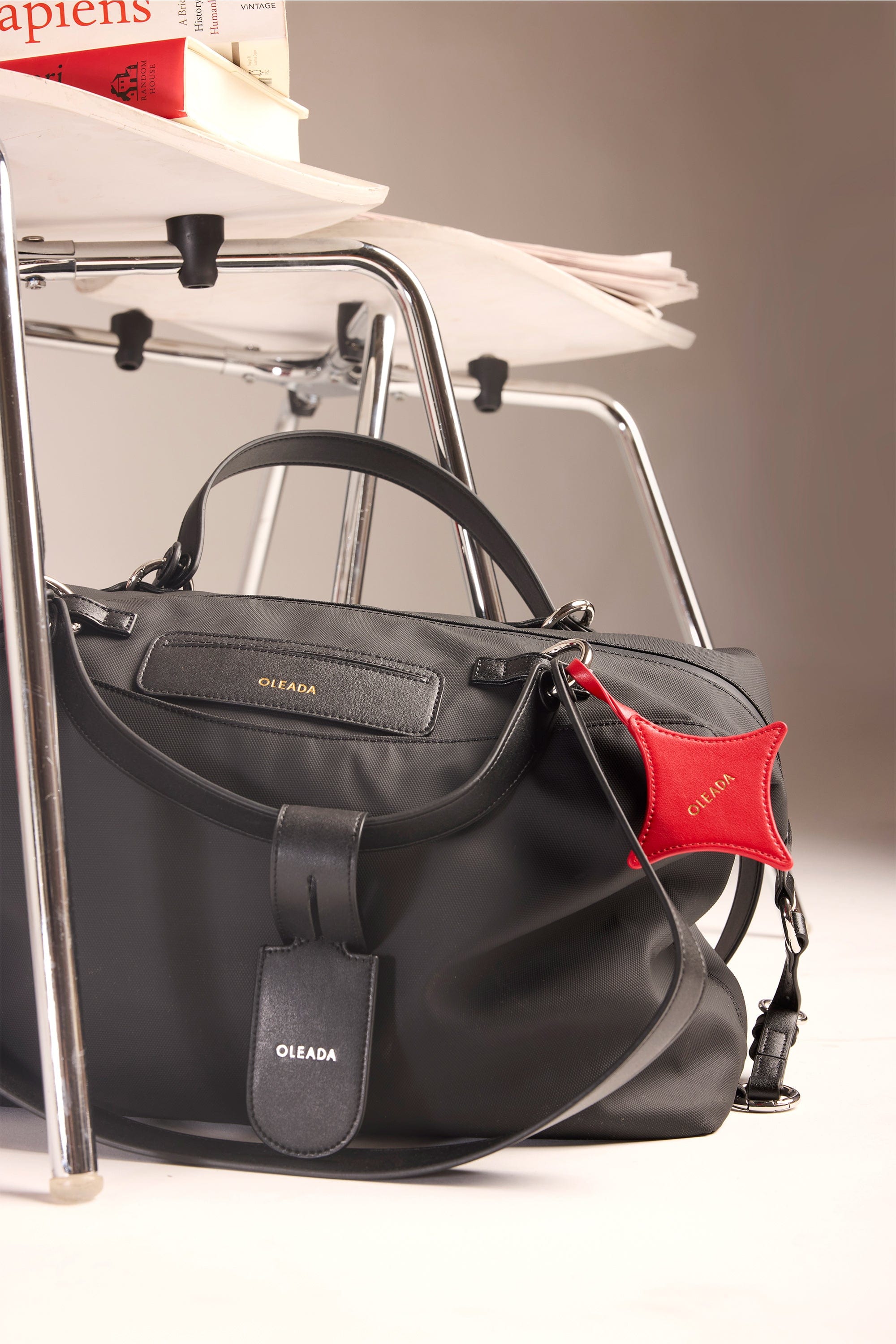 OLEADA NYC convertible travel bags > airport tote bags > overnight bags > water-resistant vegan bags > stylish multi-use bags AnyWear AnyDuffle Travel