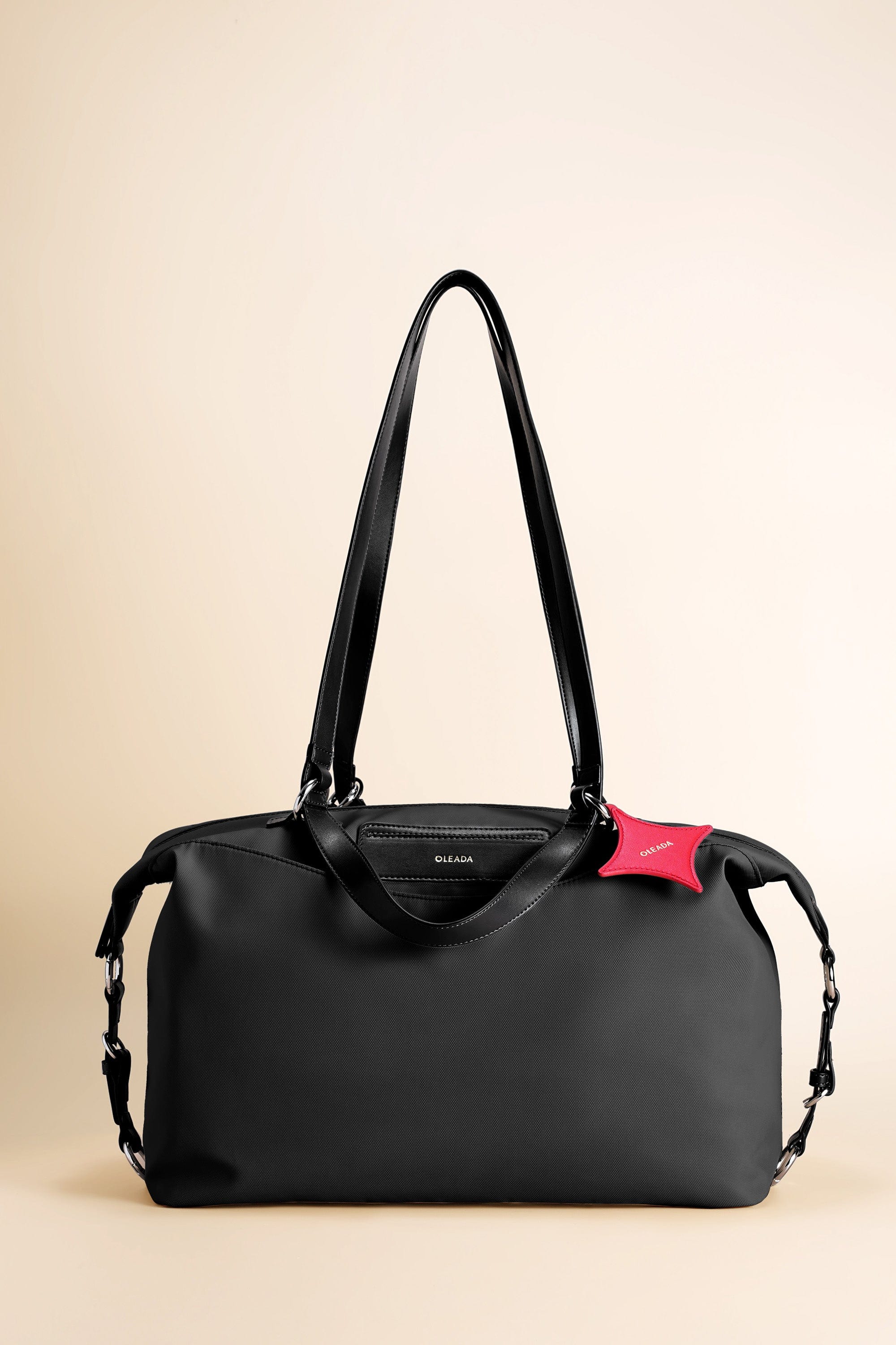 OLEADA NYC convertible travel bags > airport tote bags > overnight bags > water-resistant vegan bags > stylish multi-use bags AnyWear AnyDuffle Travel