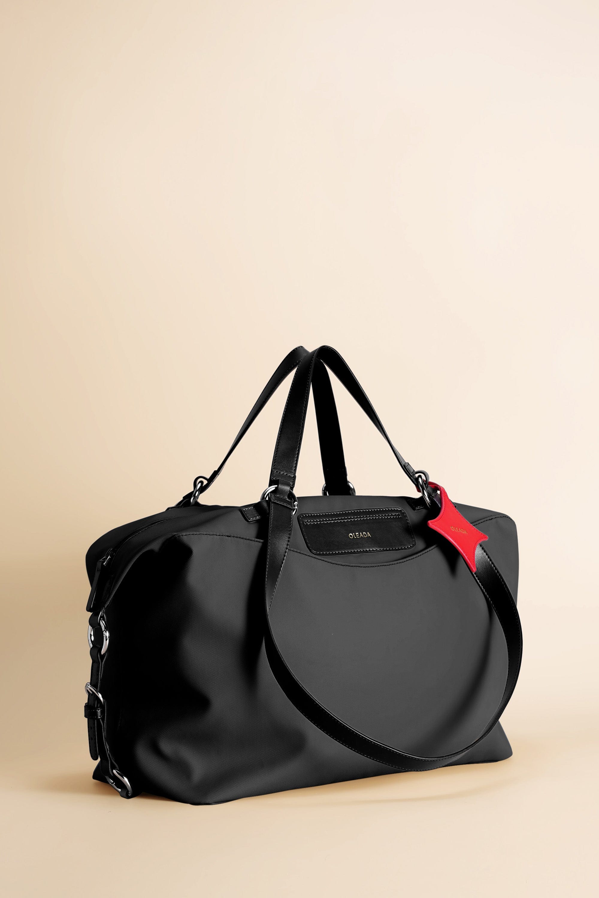 OLEADA NYC convertible travel bags > airport tote bags > overnight bags > water-resistant vegan bags > stylish multi-use bags AnyWear AnyDuffle Travel