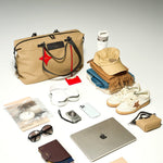 OLEADA NYC convertible travel bags > airport tote bags > overnight bags > water-resistant vegan bags > stylish multi-use bags AnyWear AnyDuffle - Travel Size