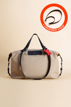 OLEADA NYC convertible travel bags > airport tote bags > overnight bags > water-resistant vegan bags > stylish multi-use bags Color_Abu Dhabi AnyWear AnyDuffle