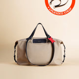 OLEADA NYC convertible travel bags > airport tote bags > overnight bags > water-resistant vegan bags > stylish multi-use bags Color_Abu Dhabi AnyWear AnyDuffle City