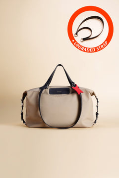 OLEADA NYC convertible travel bags > airport tote bags > overnight bags > water-resistant vegan bags > stylish multi-use bags Color_Abu Dhabi AnyWear AnyDuffle City