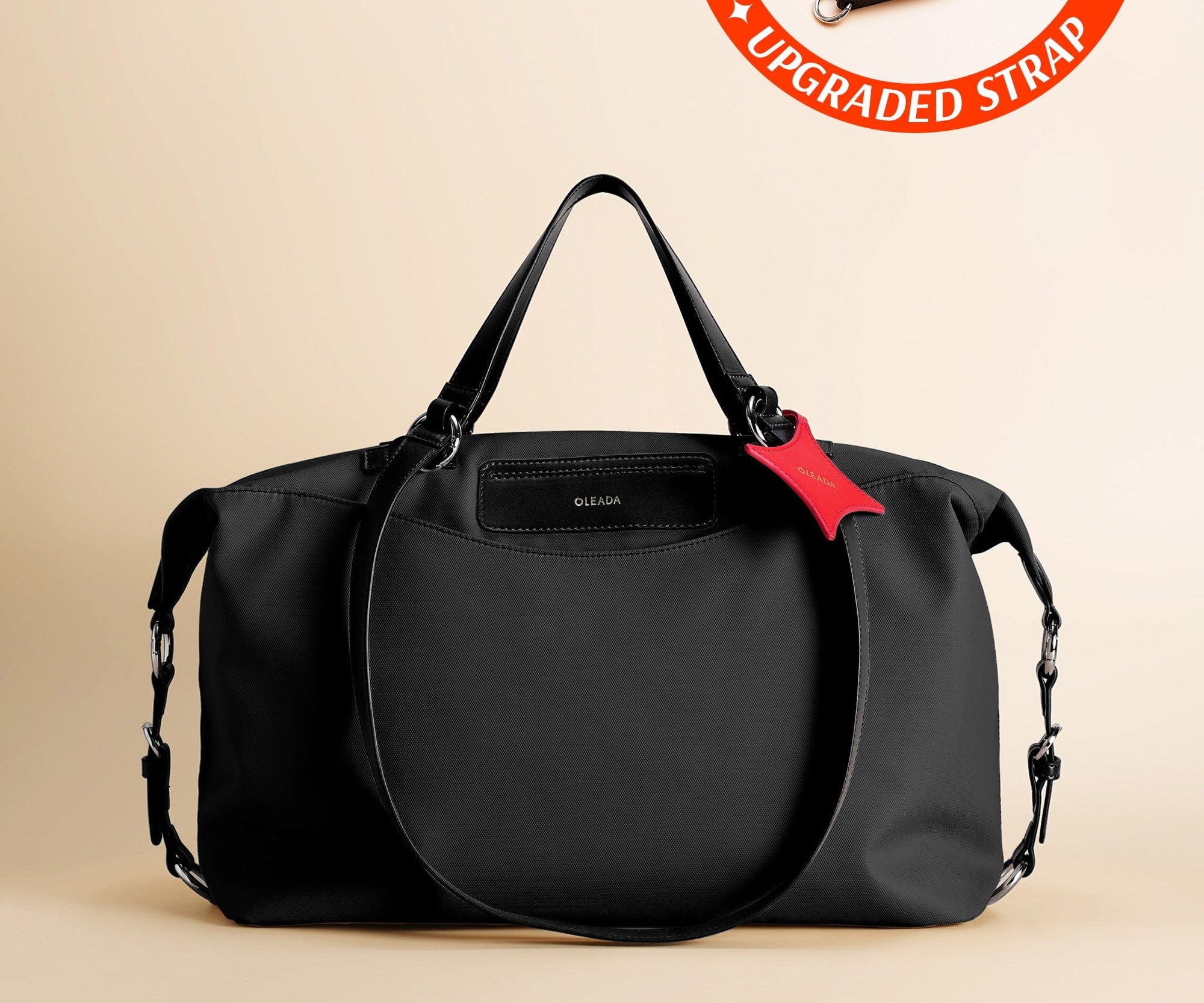 OLEADA NYC convertible travel bags > airport tote bags > overnight bags > water-resistant vegan bags > stylish multi-use bags Color_Tokyo AnyWear AnyDuffle