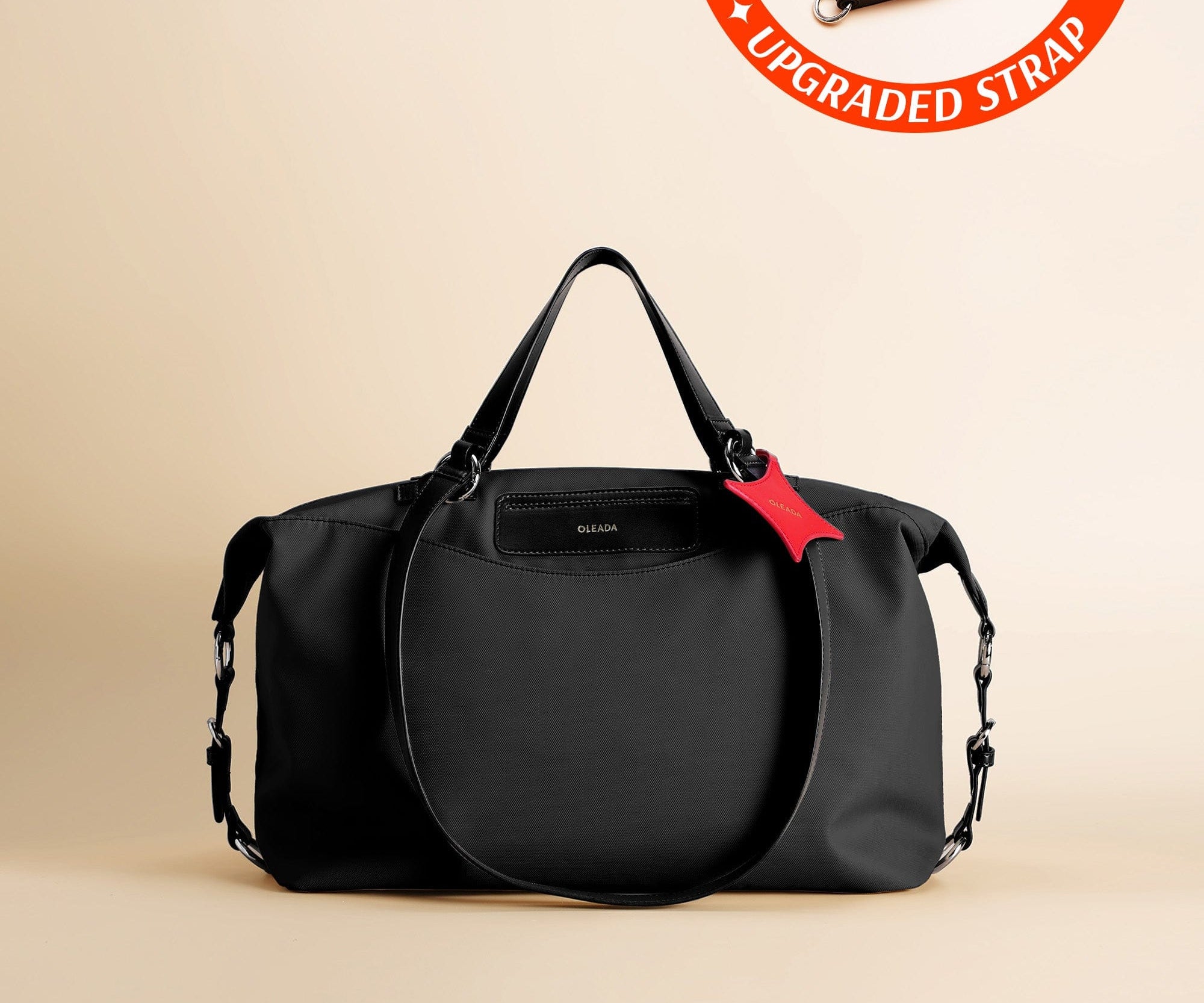 OLEADA NYC convertible travel bags > airport tote bags > overnight bags > water-resistant vegan bags > stylish multi-use bags Color_Tokyo AnyWear AnyDuffle City