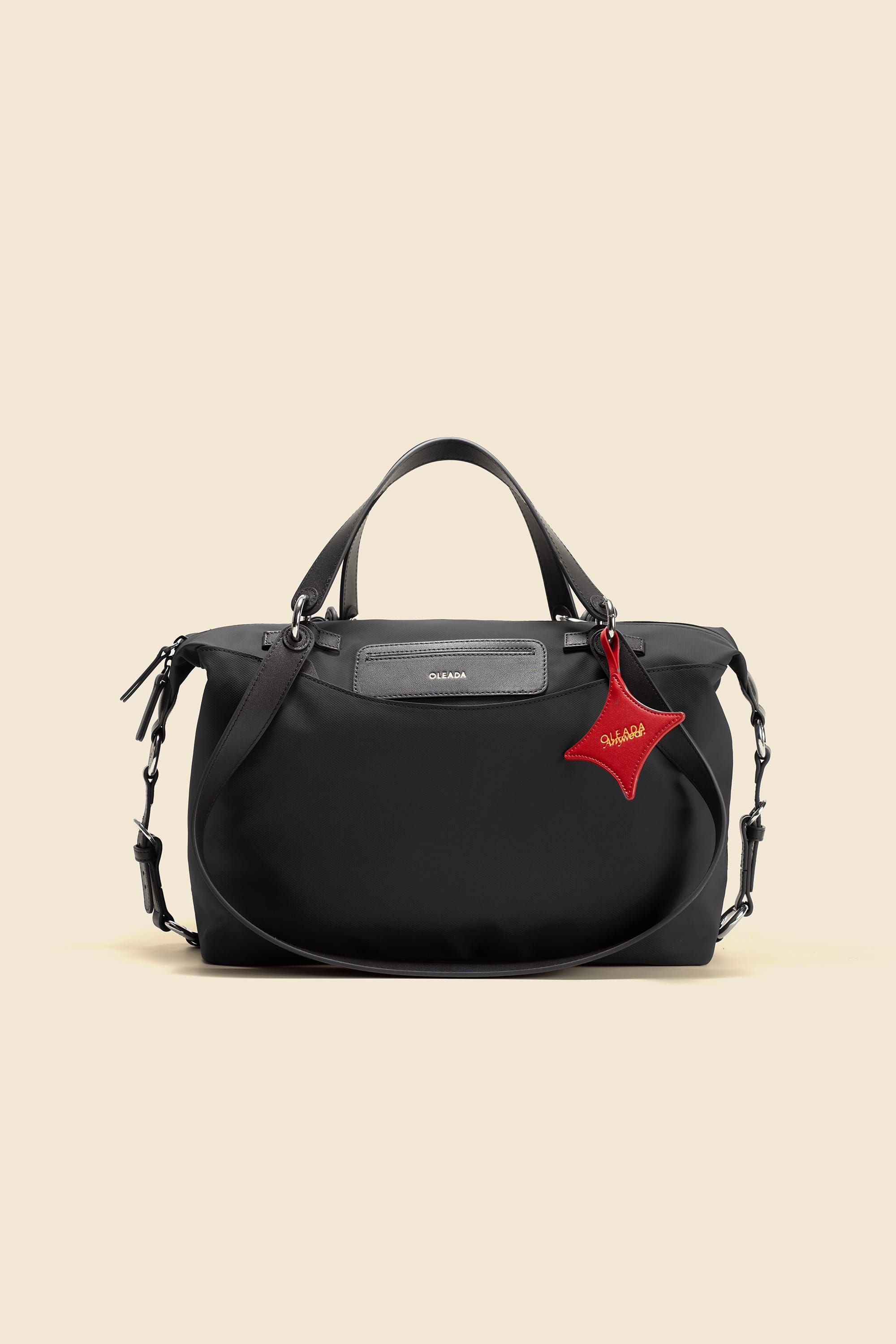 OLEADA NYC convertible travel bags > airport tote bags > overnight bags > water-resistant vegan bags > stylish multi-use bags Color_Tokyo AnyWear AnyDuffle - City Size