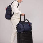 OLEADA NYC convertible travel bags > work-to-travel backpack > commuter bags > water-resistant vegan bags > stylish multi-use backpack AnyWear AnyBackpack