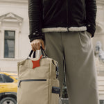 OLEADA NYC convertible travel bags > work-to-travel backpack > commuter bags > water-resistant vegan bags > stylish multi-use backpack AnyWear AnyBackpack
