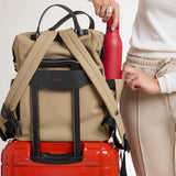 OLEADA NYC convertible travel bags > work-to-travel backpack > commuter bags > water-resistant vegan bags > stylish multi-use backpack AnyWear AnyBackpack