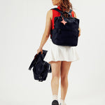 OLEADA NYC convertible travel bags > work-to-travel backpack > commuter bags > water-resistant vegan bags > stylish multi-use backpack AnyWear AnyBackpack