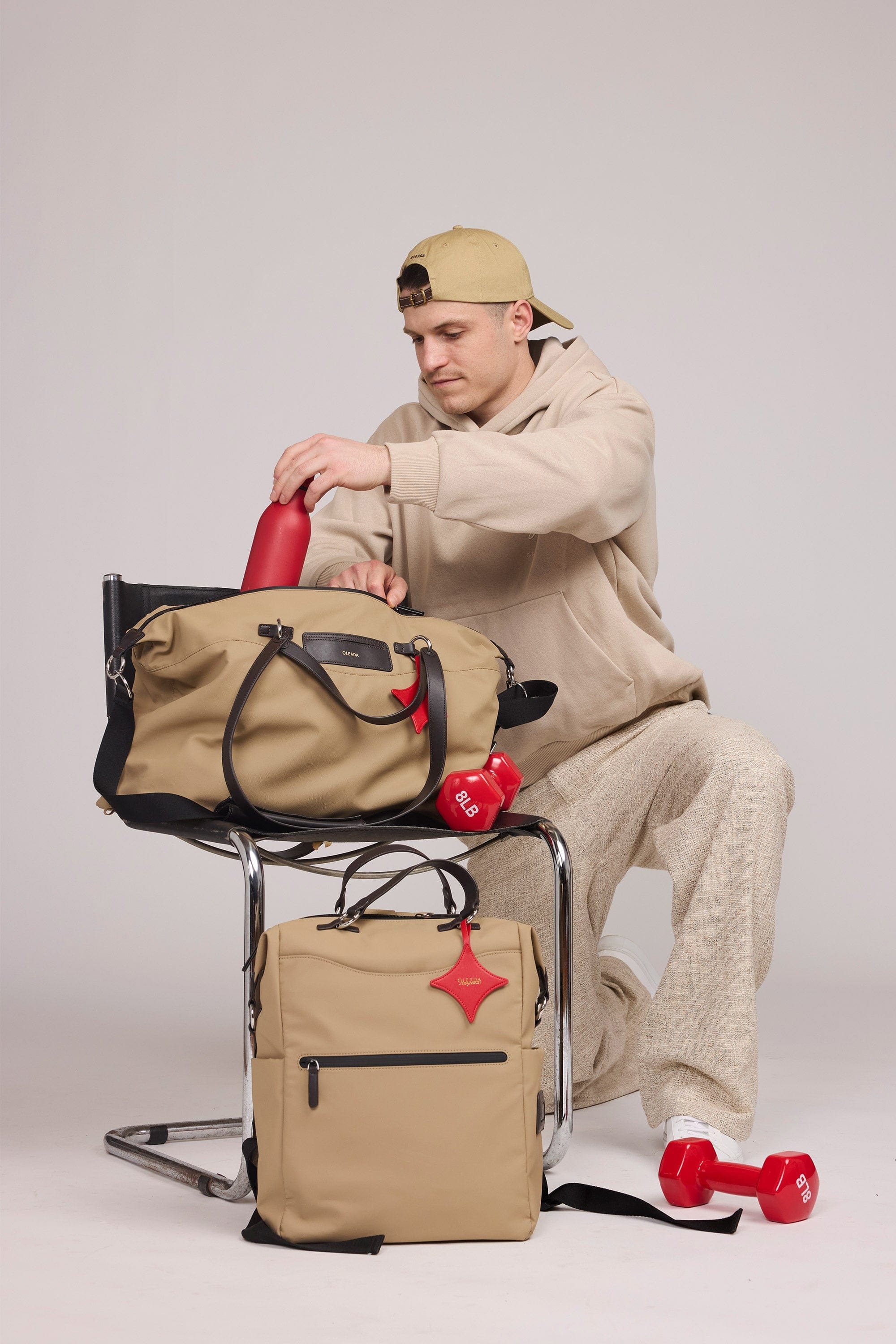 OLEADA NYC convertible travel bags > work-to-travel backpack > commuter bags > water-resistant vegan bags > stylish multi-use backpack AnyWear AnyBackpack