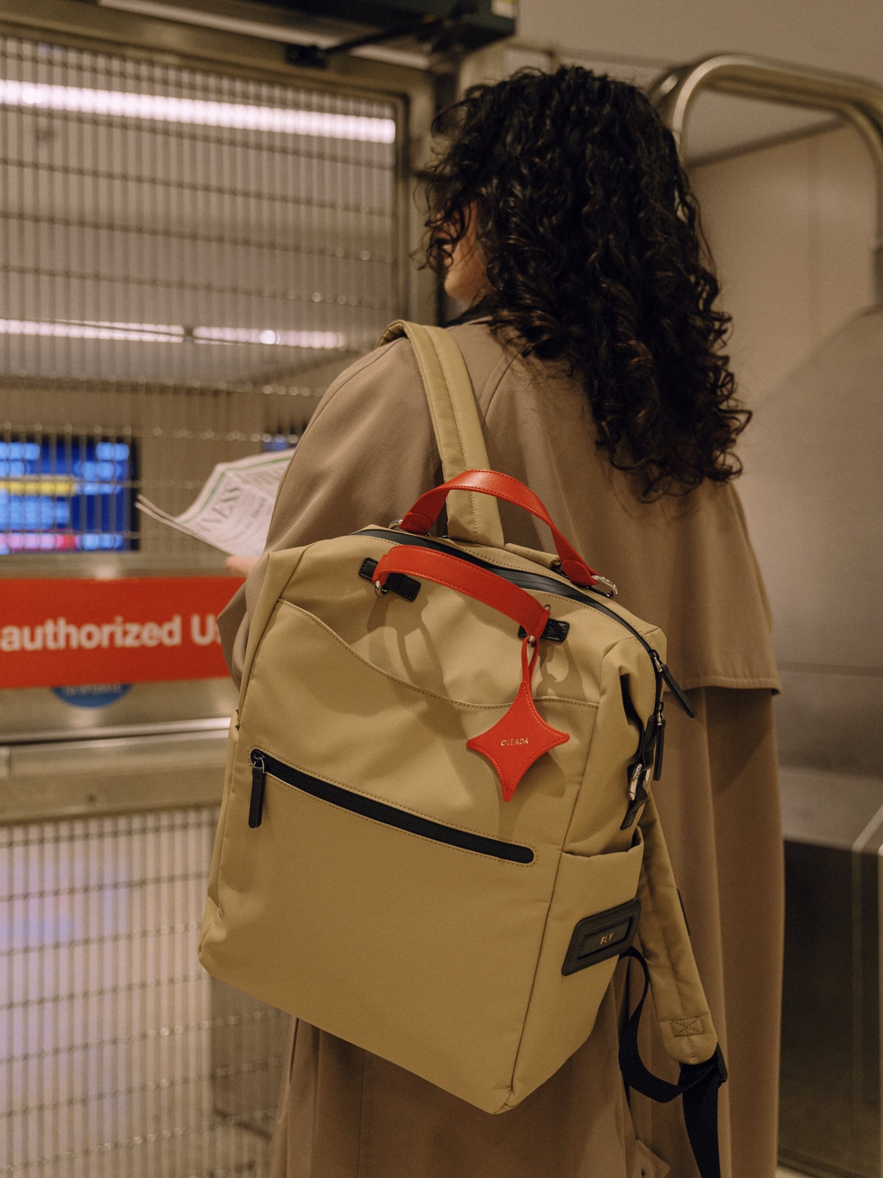 OLEADA NYC convertible travel bags > work-to-travel backpack > commuter bags > water-resistant vegan bags > stylish multi-use backpack AnyWear AnyBackpack