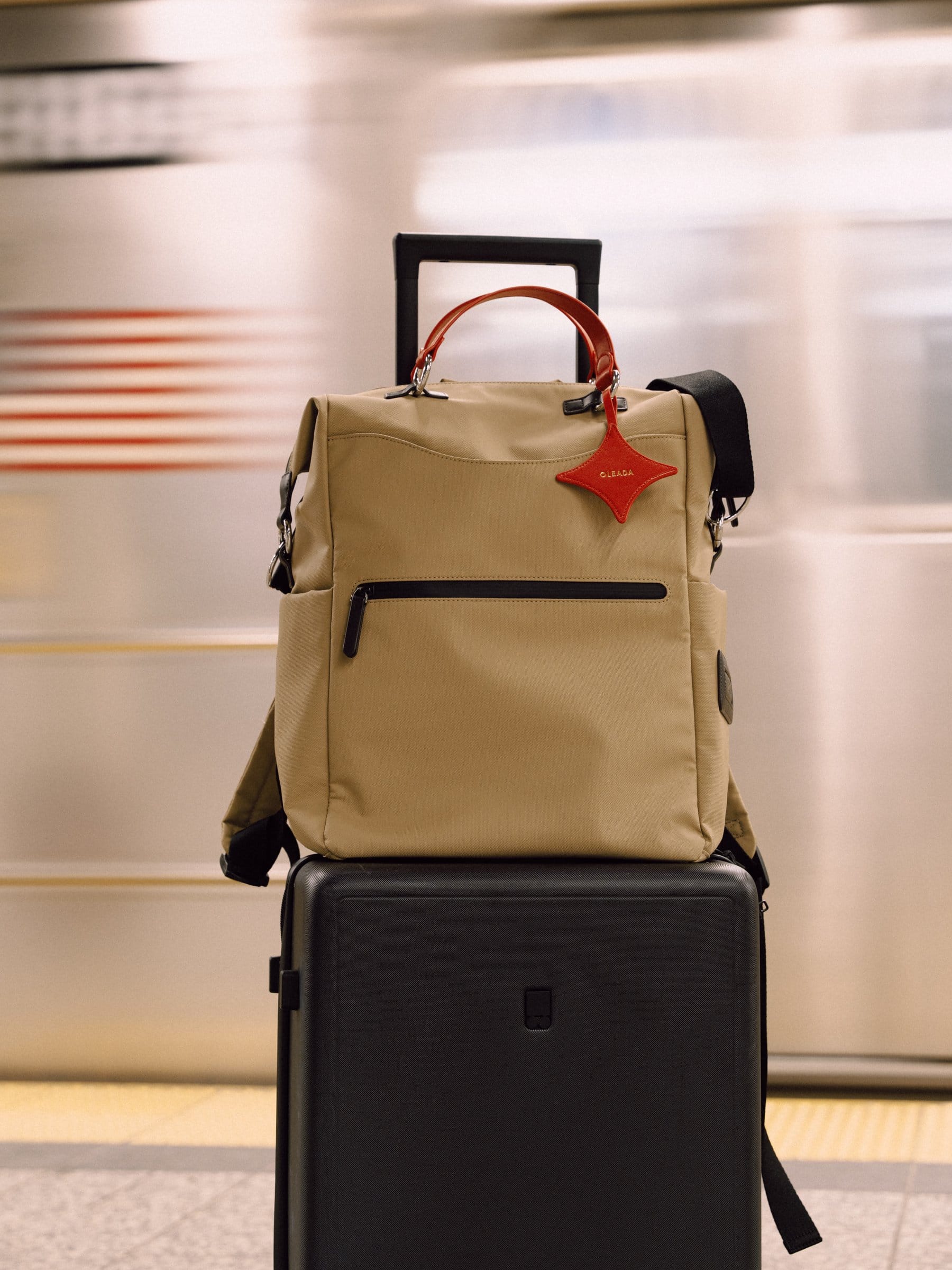 OLEADA NYC convertible travel bags > work-to-travel backpack > commuter bags > water-resistant vegan bags > stylish multi-use backpack AnyWear AnyBackpack