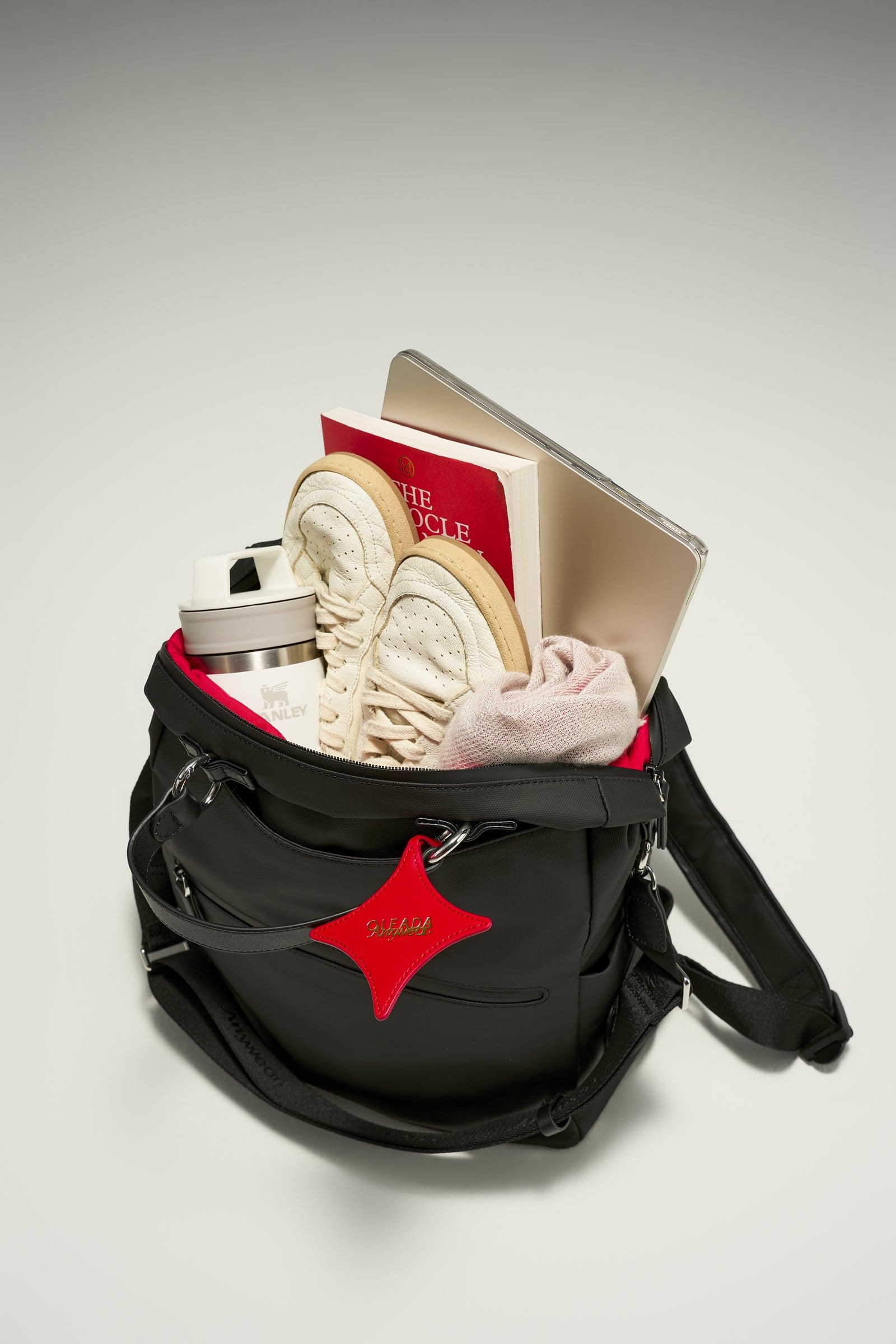 OLEADA NYC convertible travel bags > work-to-travel backpack > commuter bags > water-resistant vegan bags > stylish multi-use backpack AnyWear AnyBackpack