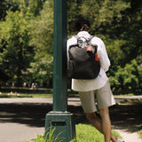 OLEADA NYC convertible travel bags > work-to-travel backpack > commuter bags > water-resistant vegan bags > stylish multi-use backpack AnyWear AnyBackpack Plus