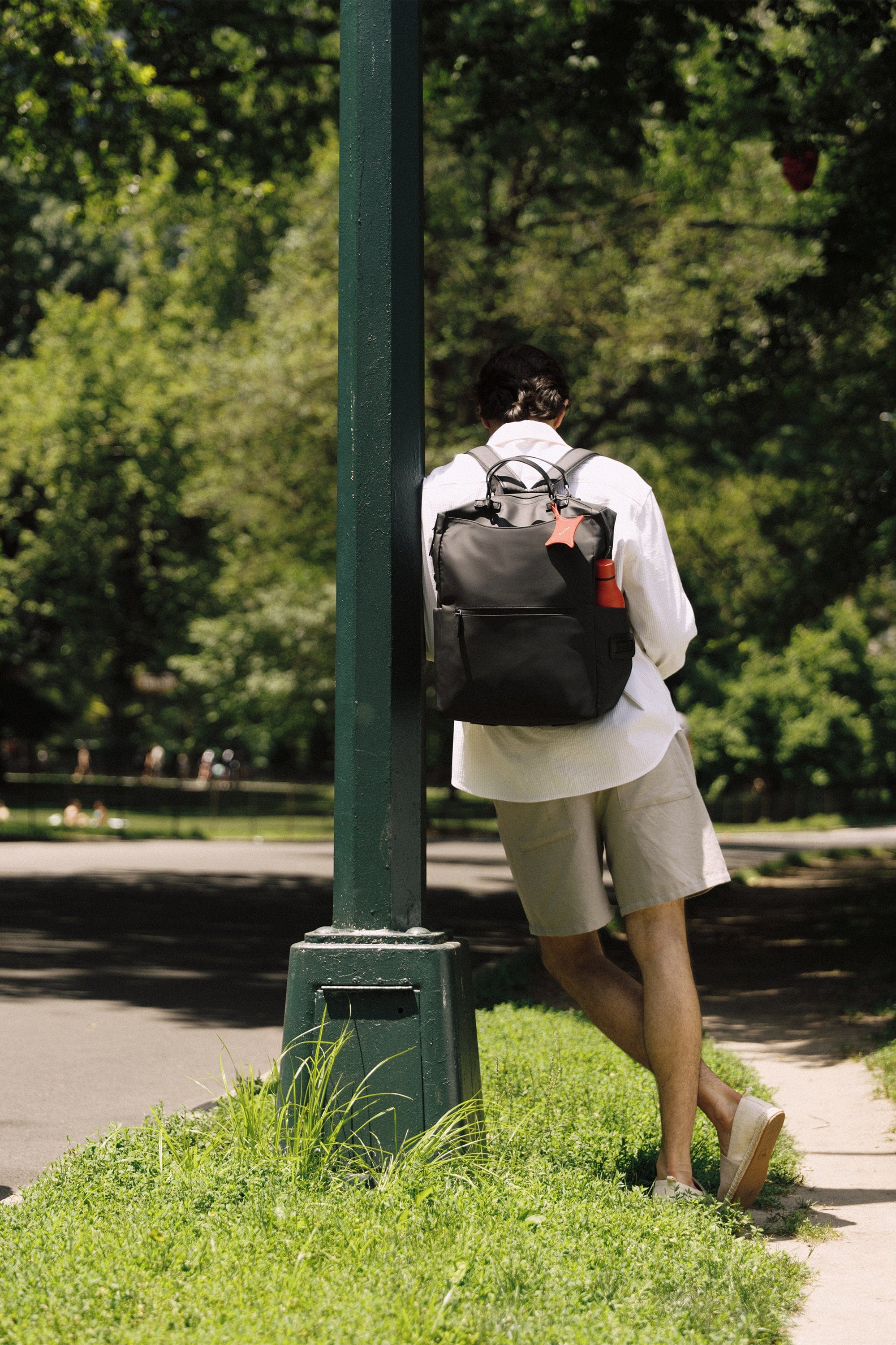 OLEADA NYC convertible travel bags > work-to-travel backpack > commuter bags > water-resistant vegan bags > stylish multi-use backpack AnyWear AnyBackpack Plus