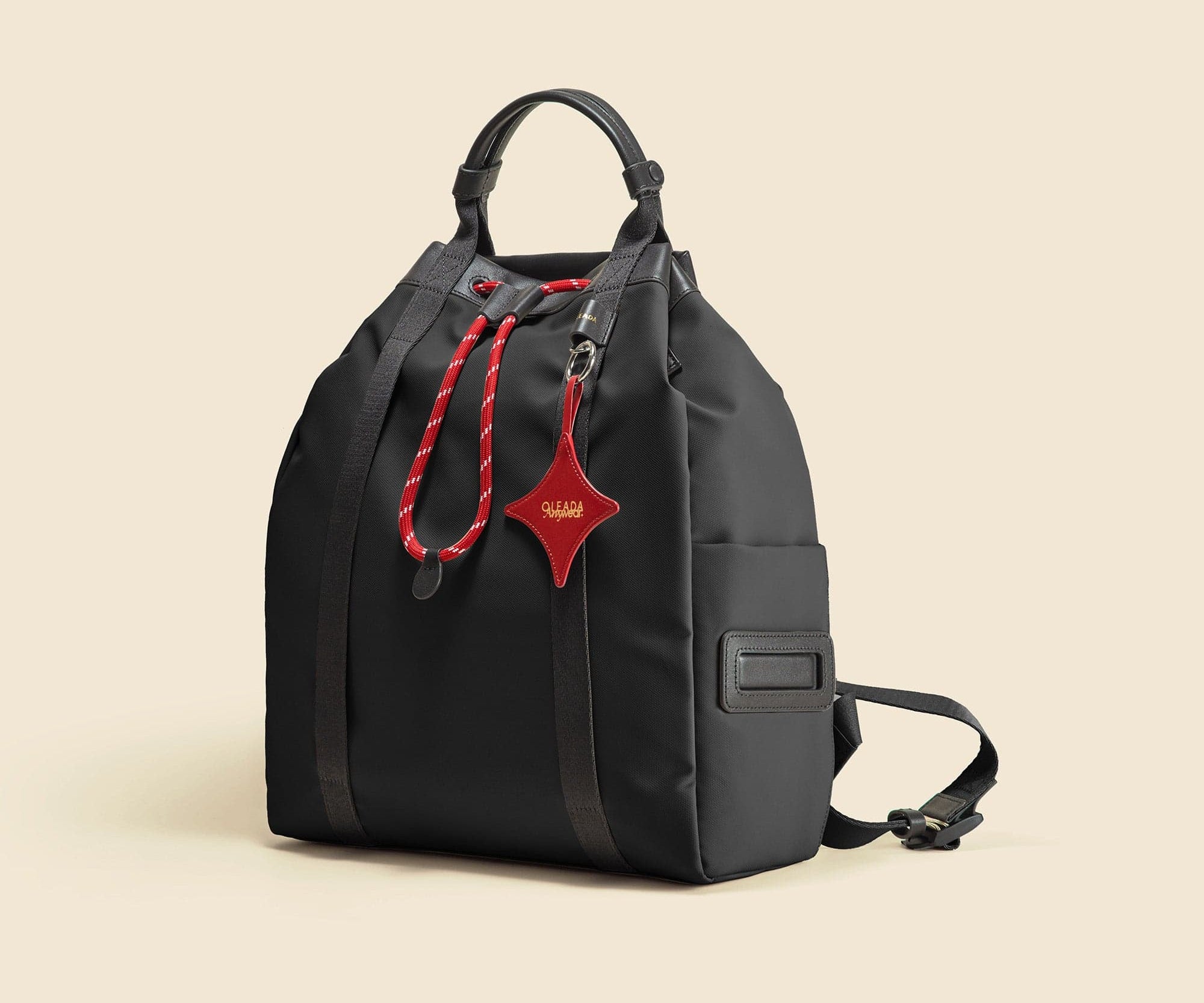 OLEADA NYC convertible travel bags > work-to-travel backpack > commuter bags > water-resistant vegan bags > stylish multi-use backpack AnyWear Tennis Backpack