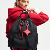 OLEADA NYC convertible travel bags > work-to-travel backpack > commuter bags > water-resistant vegan bags > stylish multi-use backpack AnyWear Tennis Backpack