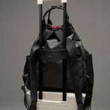 OLEADA NYC convertible travel bags > work-to-travel backpack > commuter bags > water-resistant vegan bags > stylish multi-use backpack AnyWear Tennis Backpack