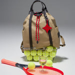 OLEADA NYC convertible travel bags > work-to-travel backpack > commuter bags > water-resistant vegan bags > stylish multi-use backpack AnyWear Tennis Backpack