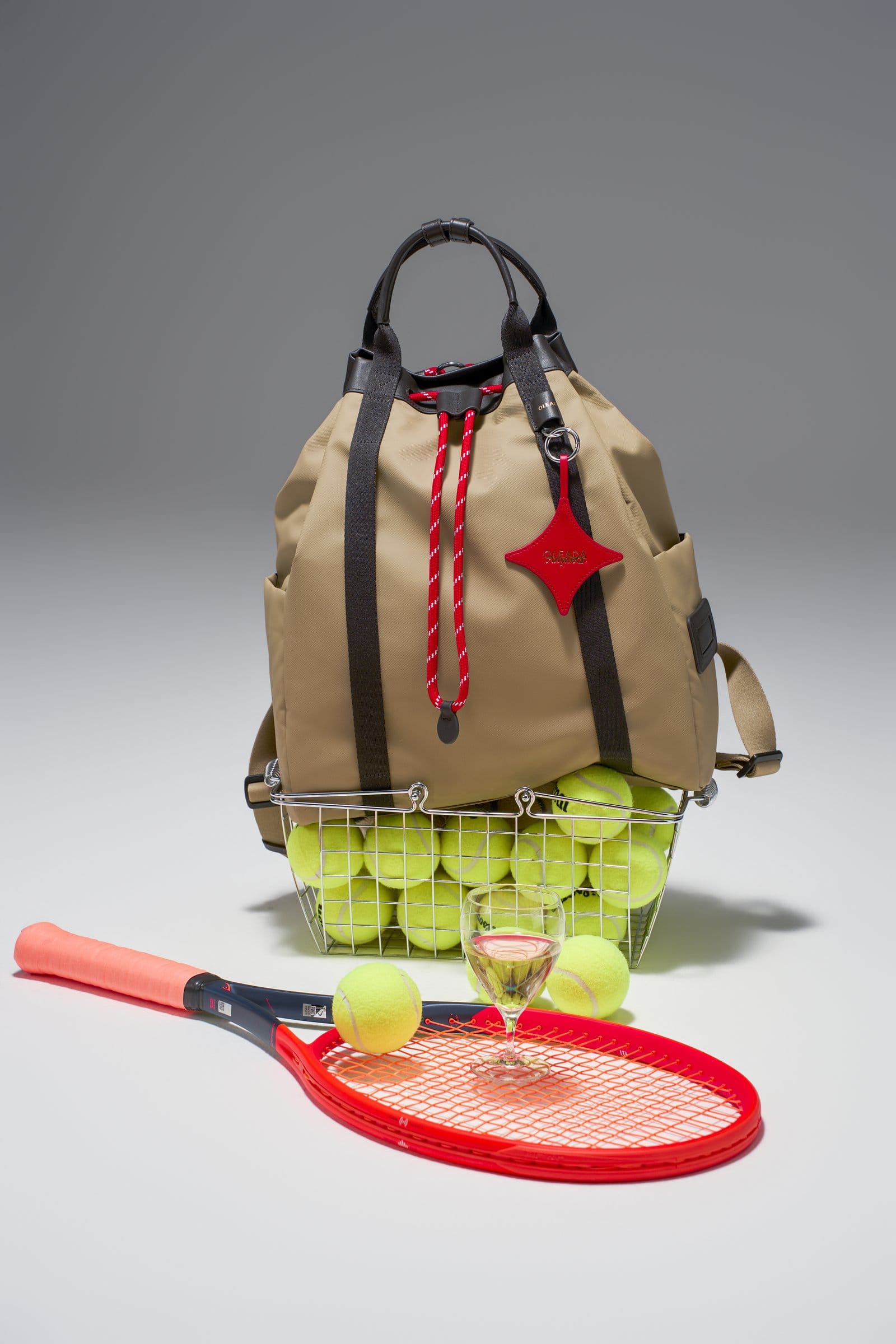 OLEADA NYC convertible travel bags > work-to-travel backpack > commuter bags > water-resistant vegan bags > stylish multi-use backpack AnyWear Tennis Backpack