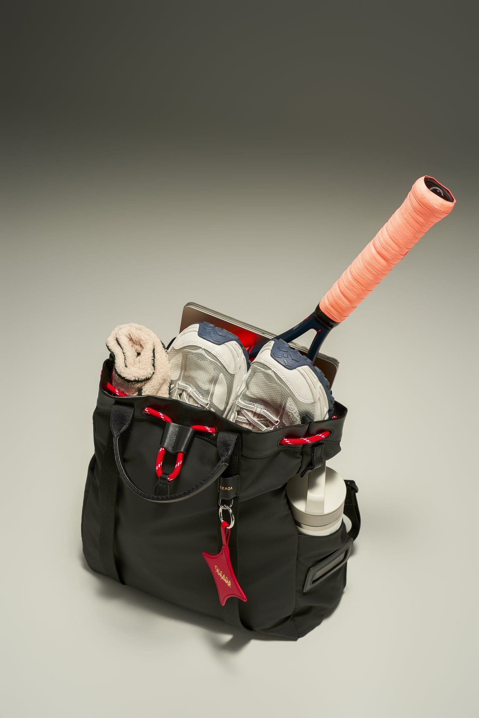OLEADA NYC convertible travel bags > work-to-travel backpack > commuter bags > water-resistant vegan bags > stylish multi-use backpack AnyWear Tennis Backpack
