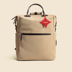 OLEADA NYC convertible travel bags > work-to-travel backpack > commuter bags > water-resistant vegan bags > stylish multi-use backpack Color_Abu Dhabi AnyWear AnyBackpack Travel