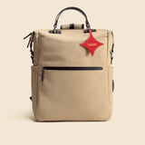 OLEADA NYC convertible travel bags > work-to-travel backpack > commuter bags > water-resistant vegan bags > stylish multi-use backpack Color_Abu Dhabi AnyWear AnyBackpack Travel